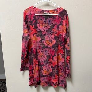 Soft surroundings floral tunic